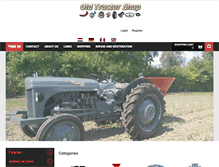 Tablet Screenshot of oldtractorshop.nl